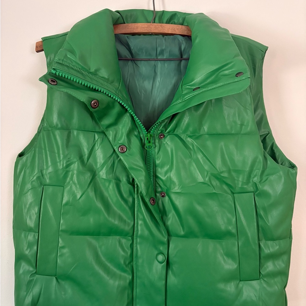 Green Puffer Vest